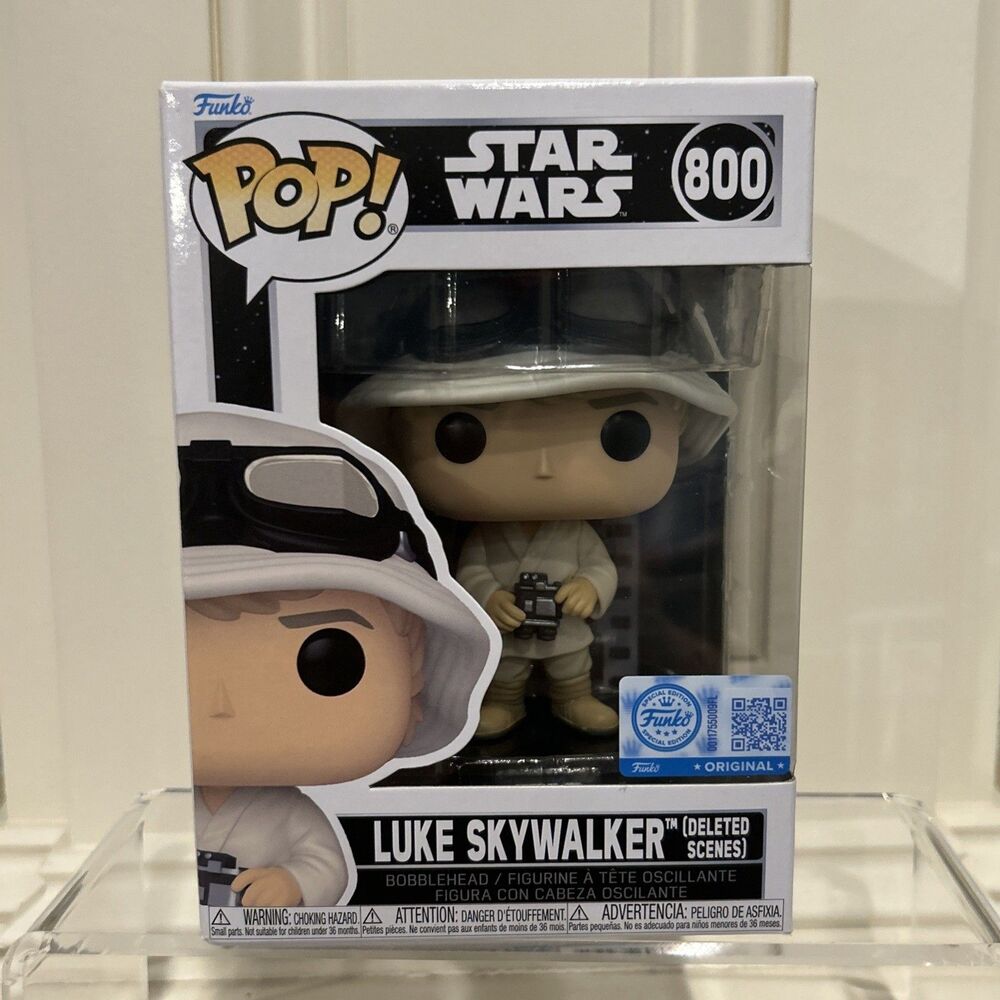 🔥 Funko Pop! Vinyl: Star Wars - Luke Skywalker (Deleted Scenes) #800 Vaulted